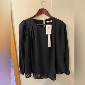 Mustard Seed Black Dress Top